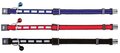 Trixie halsband kat safer life fluweel reflecterend assorti