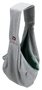 Trixie junior hondentas buikdrager lichtgrijs / mintgroen