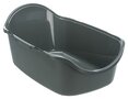 Trixie be eco gerecycled kattenbak vico met kap antraciet/groen