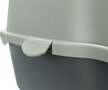 Trixie be eco gerecycled kattenbak vico met kap antraciet/groen