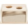 Trixie zandbad hamster / gerbil onbehandeld hout