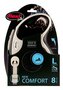 Flexi rollijn new comfort tape zwart